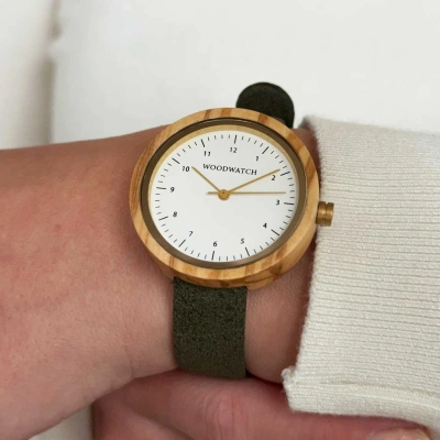 Drewniany zegarek WoodWatch Copenhagen Emerald