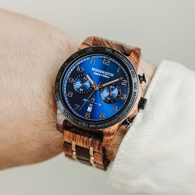 Drewniany zegarek WoodWatch Legacy X Edition Ocean