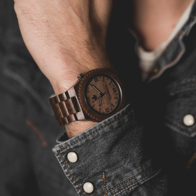 Drewniany zegarek WoodWatch Wootch Walnut