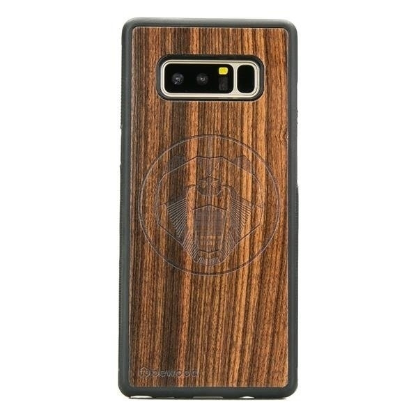 Drewniane etui Samsung Note 8 Niedźwiedź Geometric Animals
