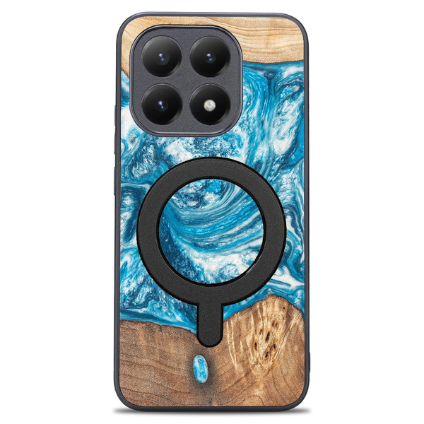 Etui Bewood Unique do Xiaomi 15T - Planets - Uran z MagSafe