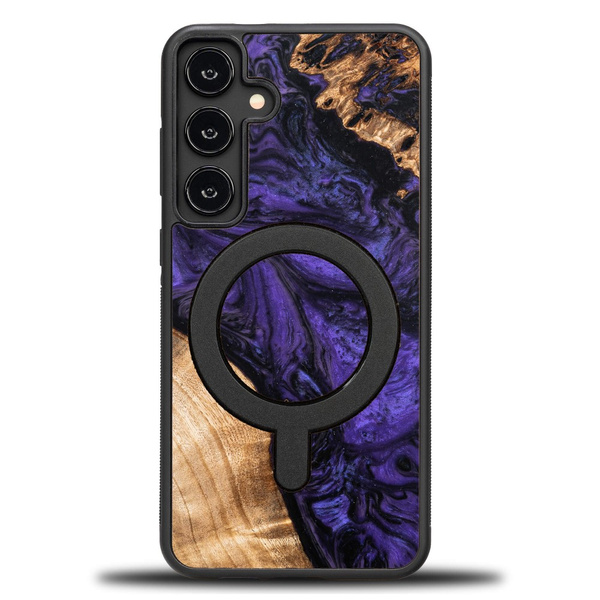Etui Bewood Unique do Samsung Galaxy S24 FE 5G - Violet z MagSafe