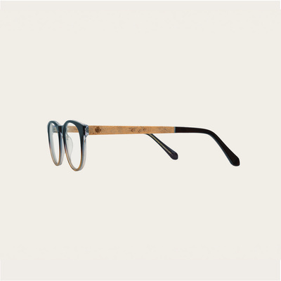 Drewniane okulary ELLIPSE Vanilla
