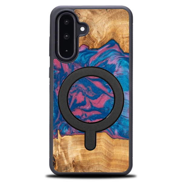 Etui Bewood Unique do Samsung Galaxy A56 5G - Neons - Vegas z MagSafe