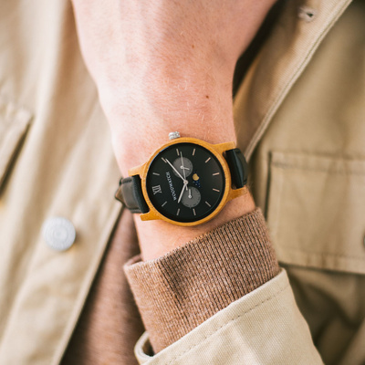 Drewniany zegarek WoodWatch Maverick Jet