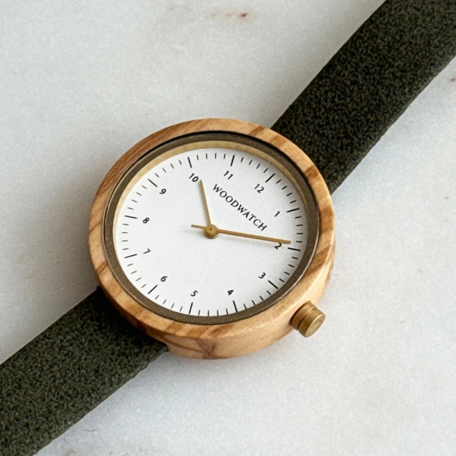 Drewniany zegarek WoodWatch Copenhagen Emerald