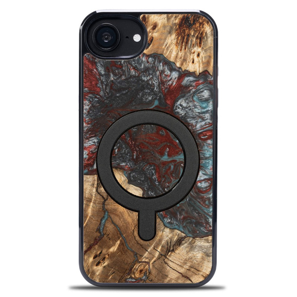 Etui Bewood Unique do iPhone 17e / 16e - Planets - Pluton z MagSafe