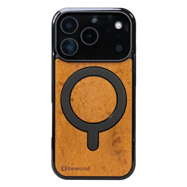 Drewniane Etui Bewood do iPhone 18 Pro IMBUIA z MagSafe