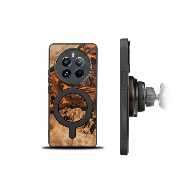 Etui Bewood Unique do Realme 12 Pro / 12 Pro Plus - Orange z MagSafe