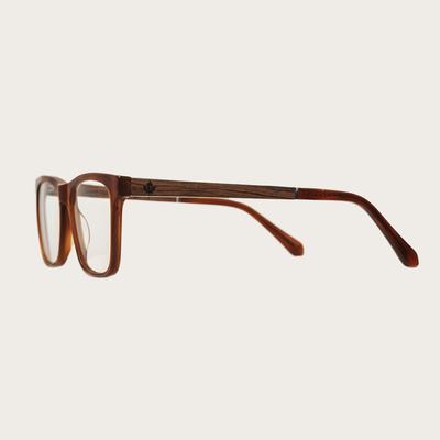Drewniane okulary BROOKLYN Classic Havanas