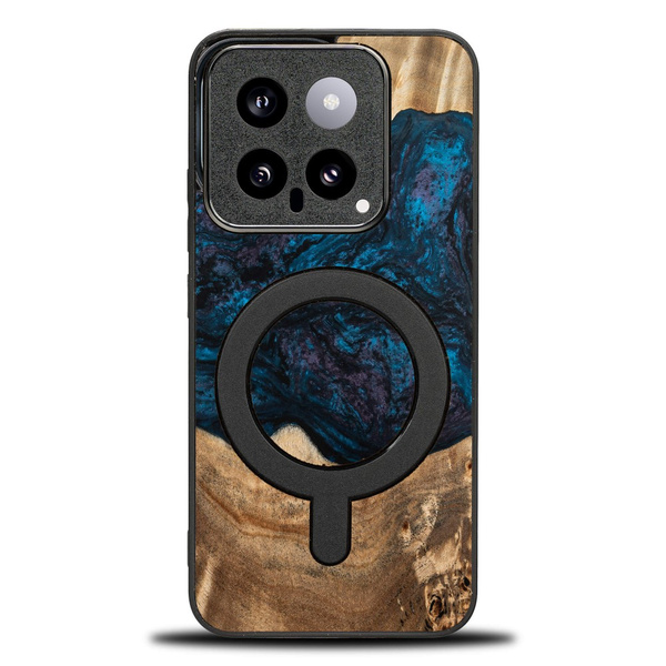 Etui Bewood Unique na Xiaomi 14 Pro - Planets - Neptun z MagSafe