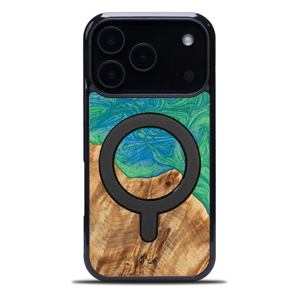 Etui Bewood Unique do iPhone 18 Pro - Neons - Tokyo z MagSafe
