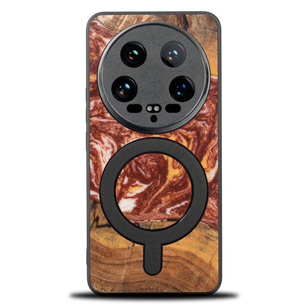 Etui Bewood Unique na Xiaomi 14 Ultra - Planets - Mars z MagSafe