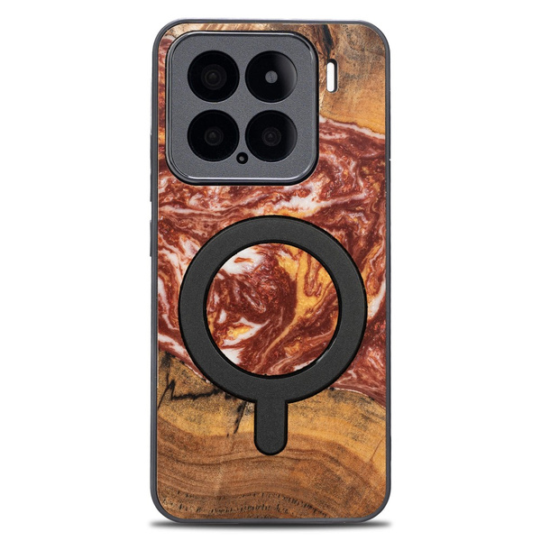 Etui Bewood Unique do Xiaomi 15 - Planets - Mars z MagSafe