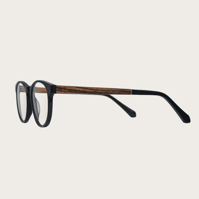 Drewniane okulary ELLIPSE Black