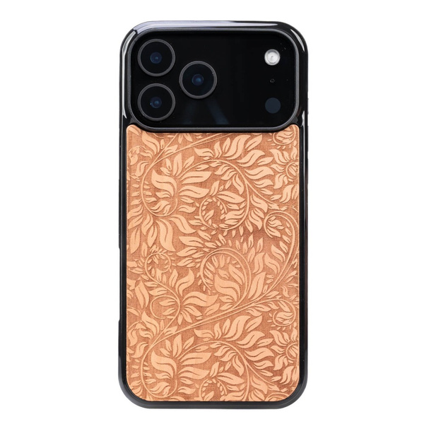 Drewniane Etui Bewood do iPhone 18 Pro Max LIŚCIE JABŁOŃ
